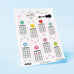 Color Chord Sticker Sheet