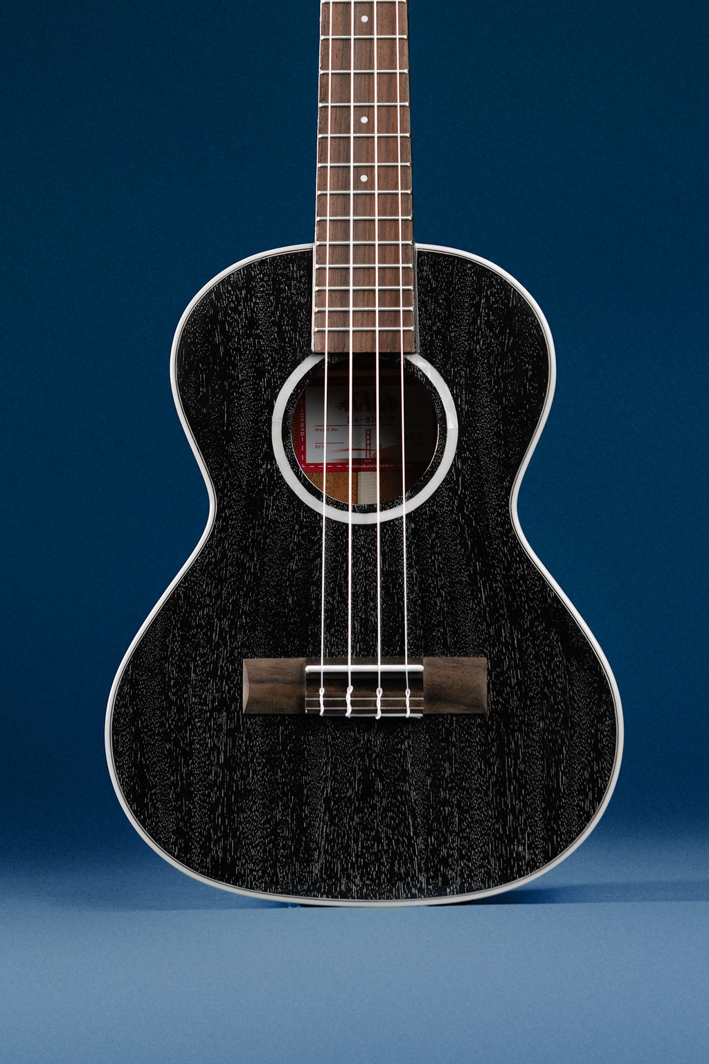 All Solid Salt & Pepper Doghair Mahogany Tenor Ukulele