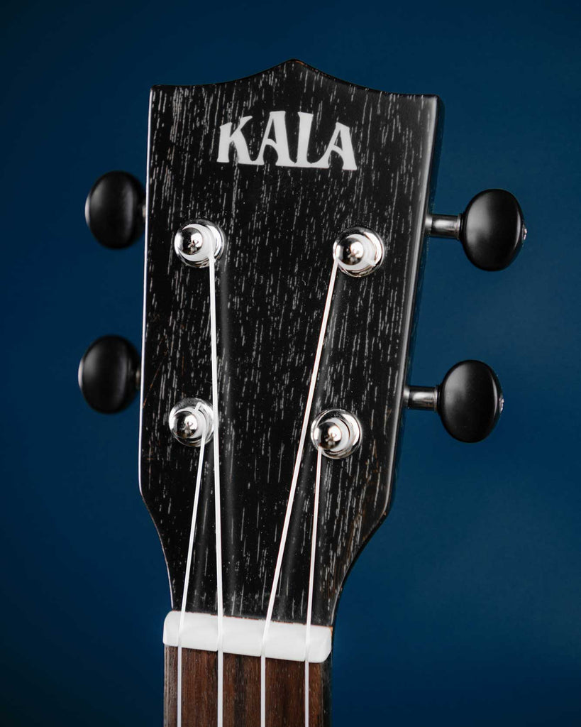 All Solid Salt & Pepper Doghair Mahogany Baritone Ukulele