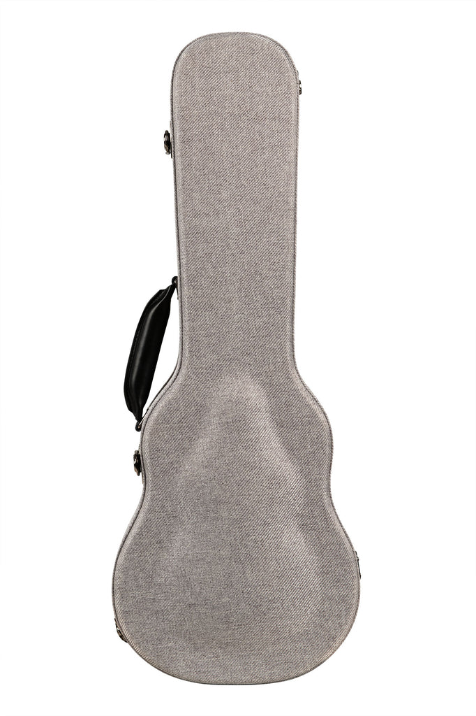 Gray Tweed Archtop Ukulele Hard Case