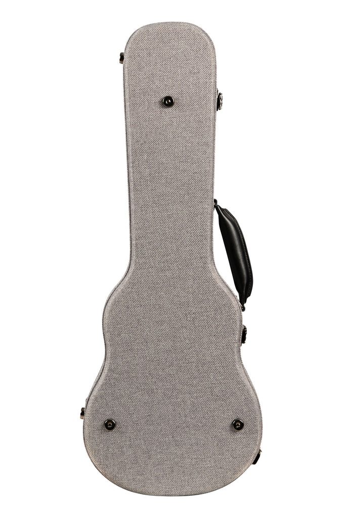 Gray Tweed Archtop Ukulele Hard Case
