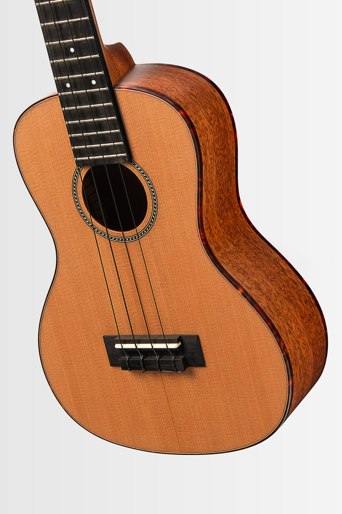 PREORDER: All Solid Cedar Top Mahogany 12th Fret Concert Ukulele