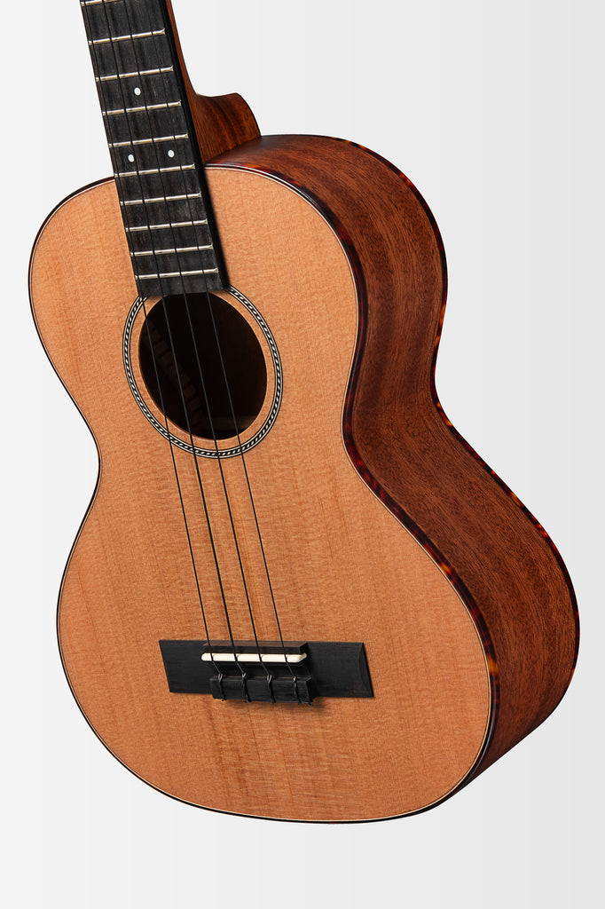 PREORDER: All Solid Cedar Top Mahogany 12th Fret Tenor Ukulele