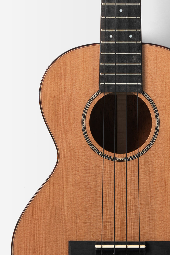 PREORDER: All Solid Cedar Top Mahogany 12th Fret Tenor Ukulele