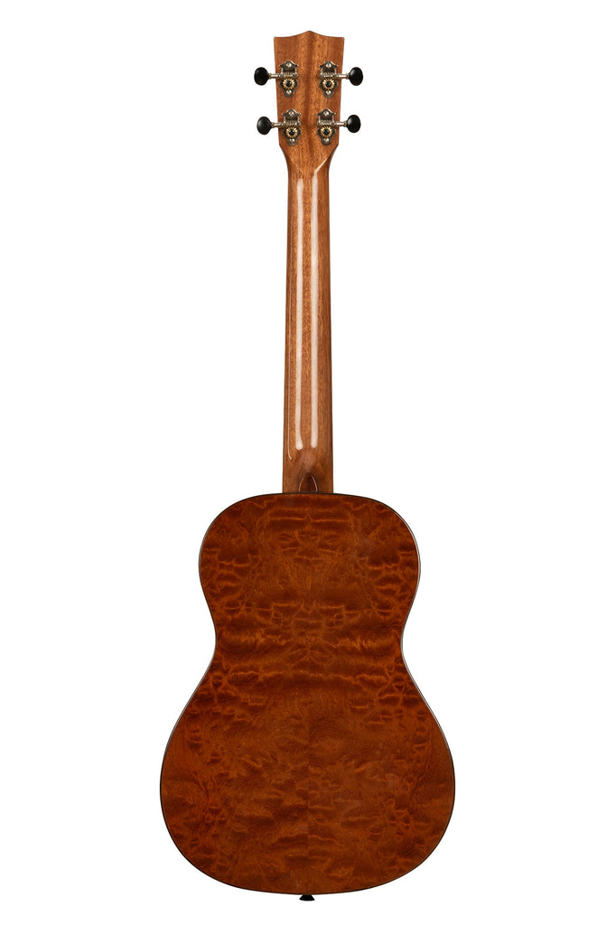 20th Anniversary Solid Spruce Top Quilted Sapele Baritone Ukulele with Bag