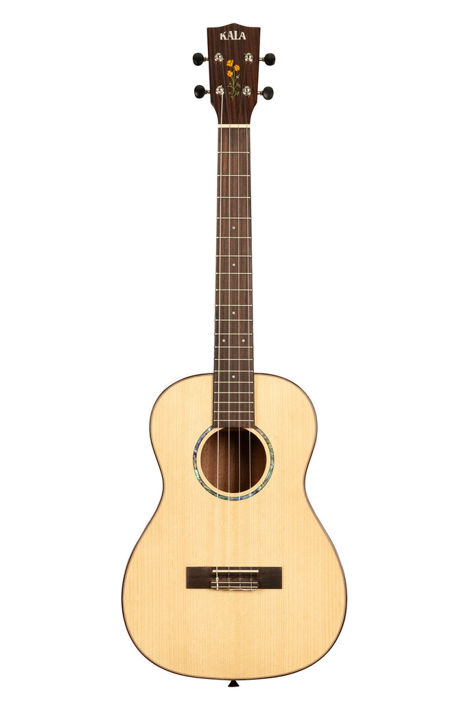 BLEM - 20th Anniversary Solid Spruce Top Quilted Sapele Baritone Ukulele with Bag