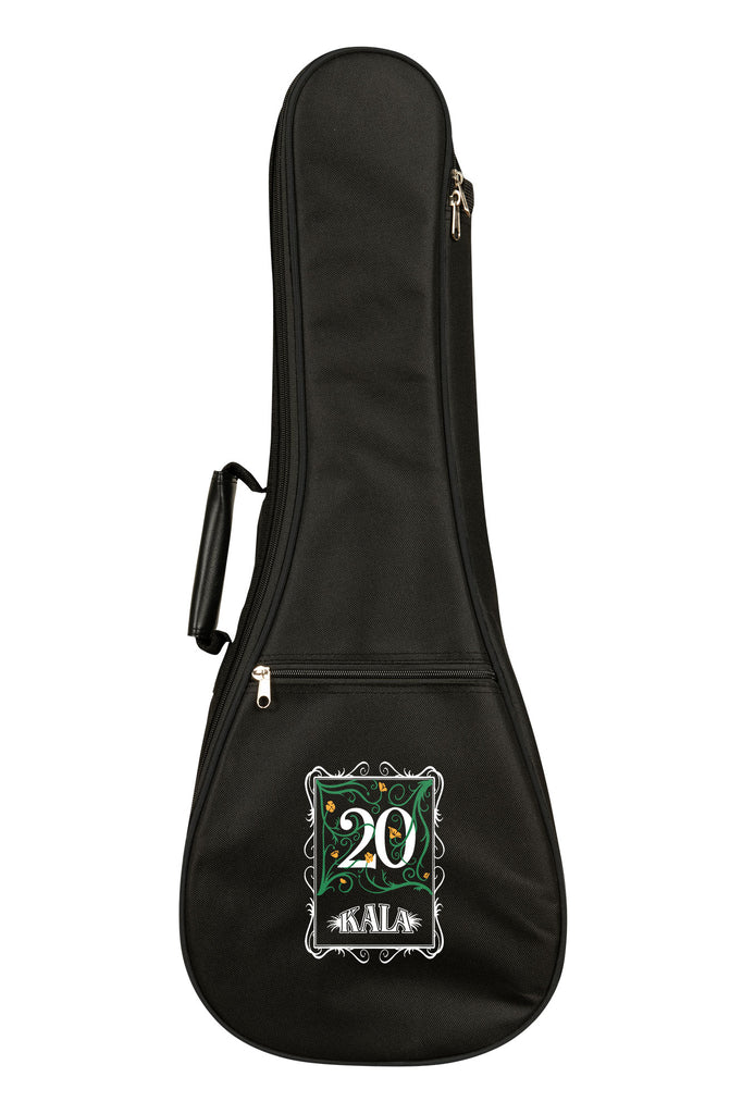 20th Anniversary Solid Spruce Top Quilted Sapele Baritone Ukulele with Bag