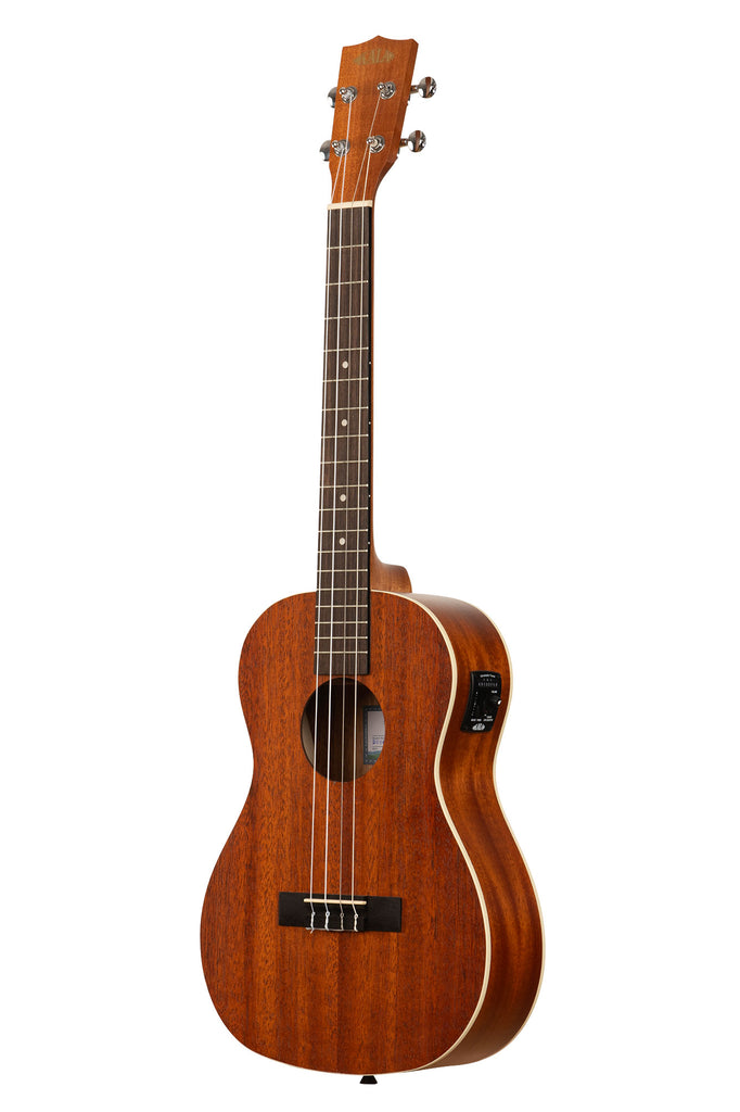 Satin Mahogany Baritone Left-Handed Ukulele with EQ