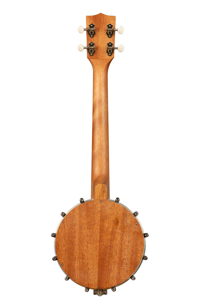 Natural Mahogany Banjo Tenor Ukulele with Bag