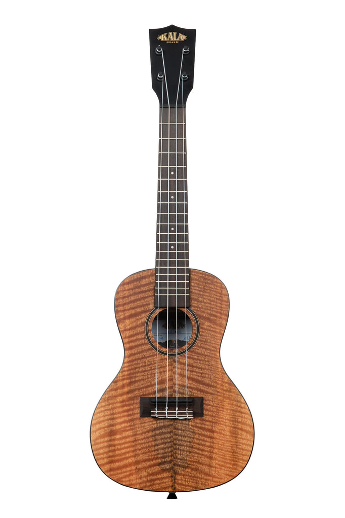 A Curly Mango Concert Ukulele shown at a front angle