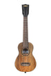 A Curly Mango Soprano Long Neck Ukulele shown at a front angle