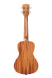 A Courage Mahogany Concert Ukulele shown at a back angle