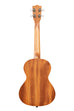 A Courage Mahogany Tenor Ukulele shown at a back angle