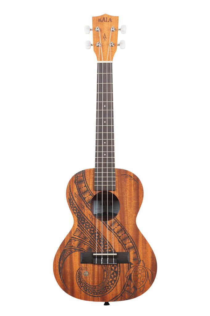 A Guidance Mahogany Tenor Ukulele shown at a front angle