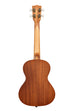 A Hibiscus Mahogany Tenor Ukulele shown at a back angle
