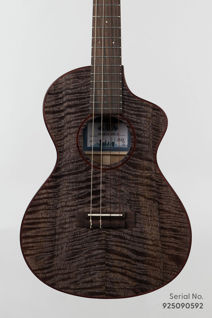 Metropolitan Deluxe Black Night Mango Baritone Ukulele