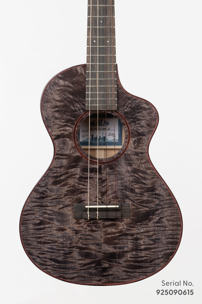 Metropolitan Deluxe Black Night Mango Baritone Ukulele