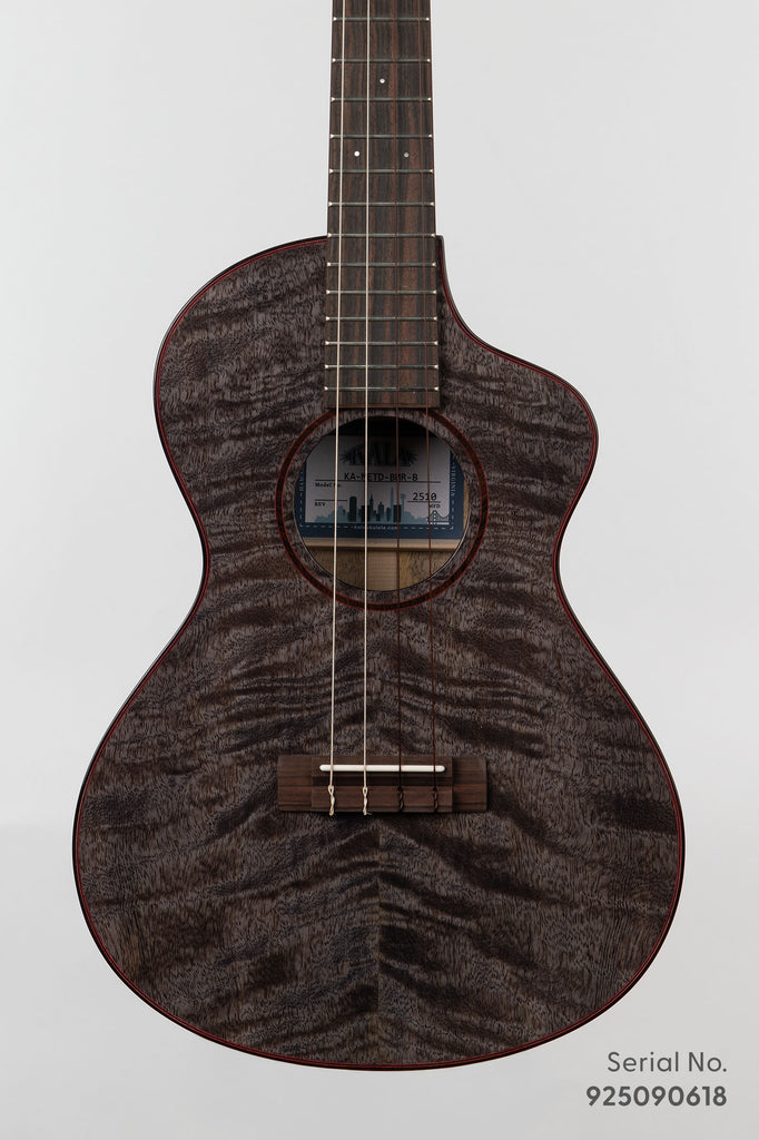 Metropolitan Deluxe Black Night Mango Baritone Ukulele