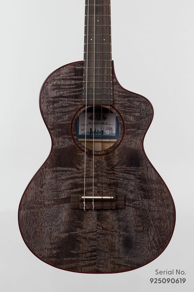 Metropolitan Deluxe Black Night Mango Baritone Ukulele