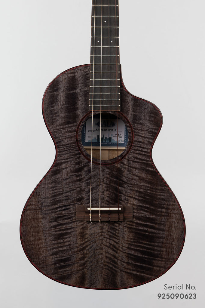 Metropolitan Deluxe Black Night Mango Baritone Ukulele
