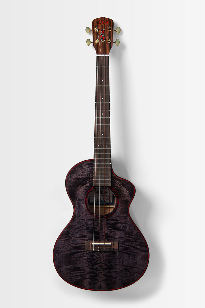 Metropolitan Deluxe Black Night Mango Baritone Ukulele