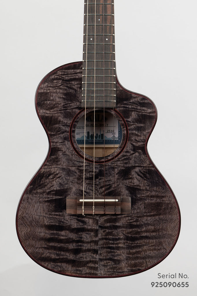 Metropolitan Deluxe Black Night Mango Tenor Ukulele
