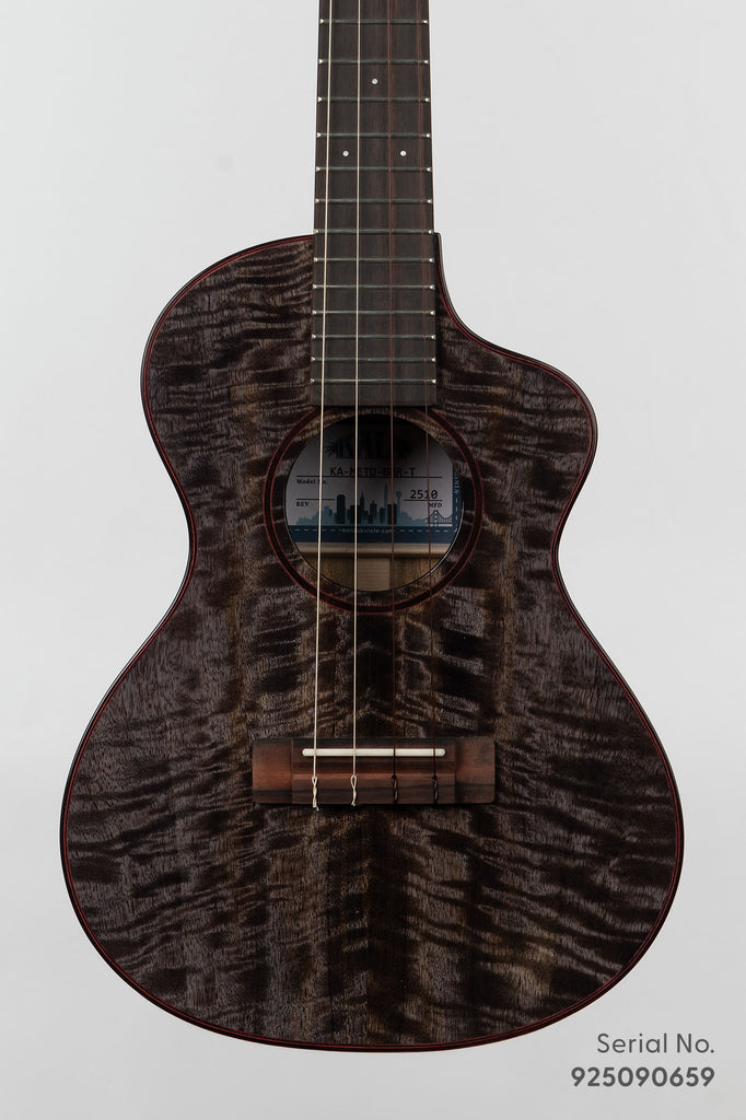 Metropolitan Deluxe Black Night Mango Tenor Ukulele