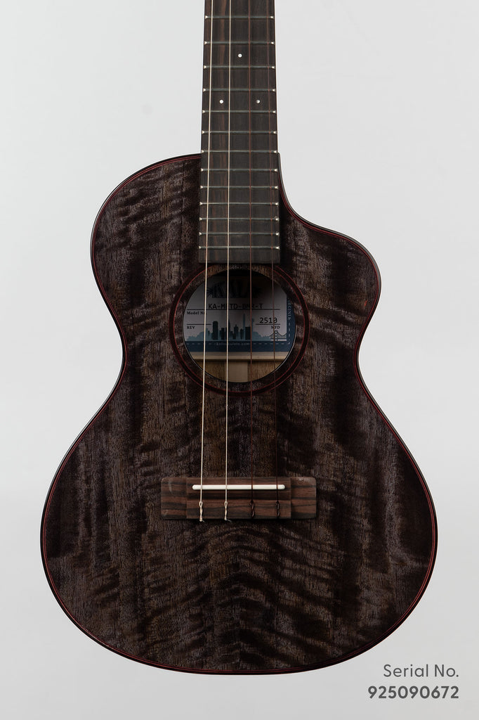 Metropolitan Deluxe Black Night Mango Tenor Ukulele