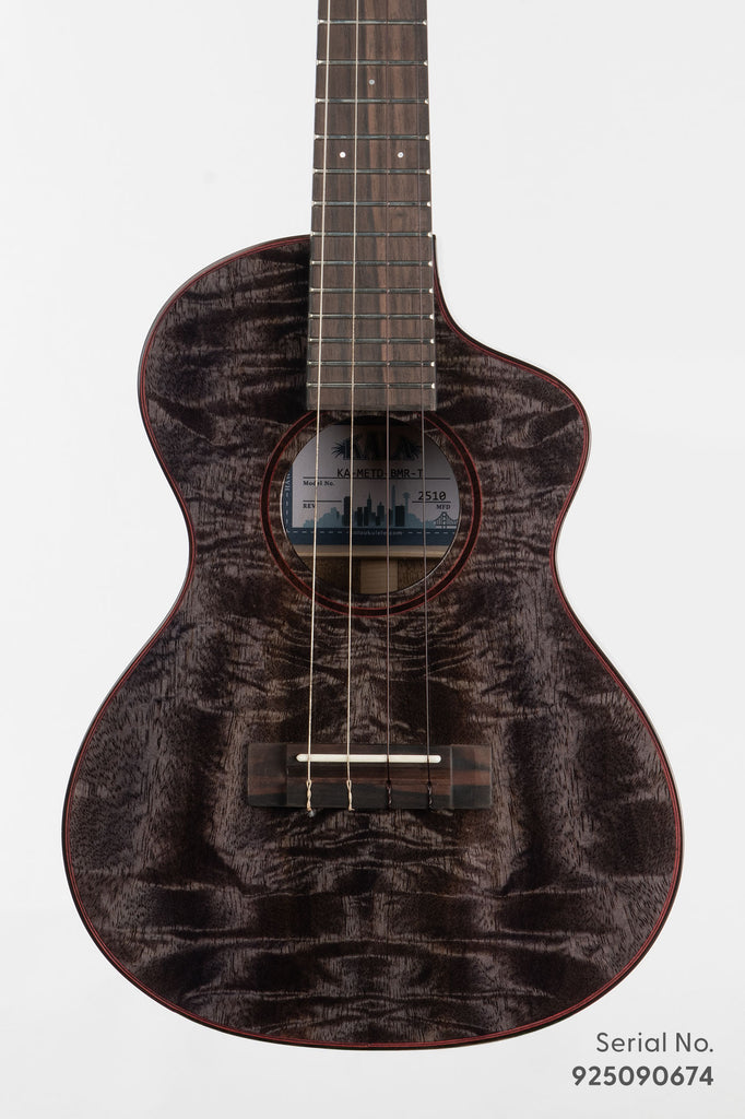 Metropolitan Deluxe Black Night Mango Tenor Ukulele