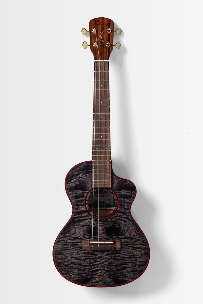 Metropolitan Deluxe Black Night Mango Tenor Ukulele