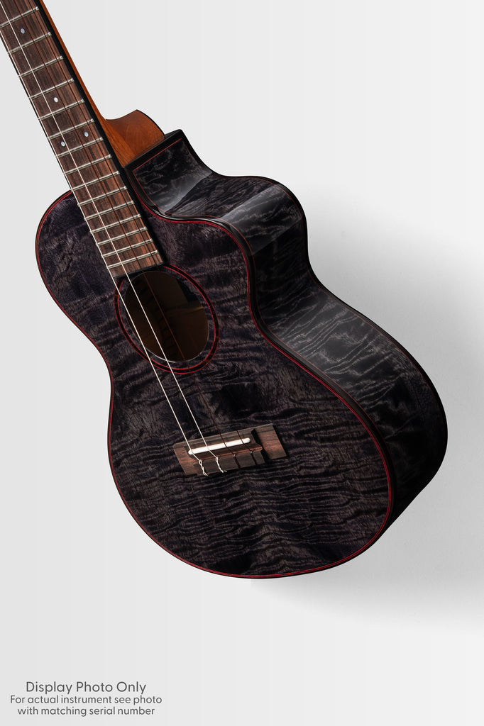 Metropolitan Deluxe Black Night Mango Tenor Ukulele