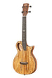 A Revelator® Night Owl Mango Tenor Ukulele shown at a left angle