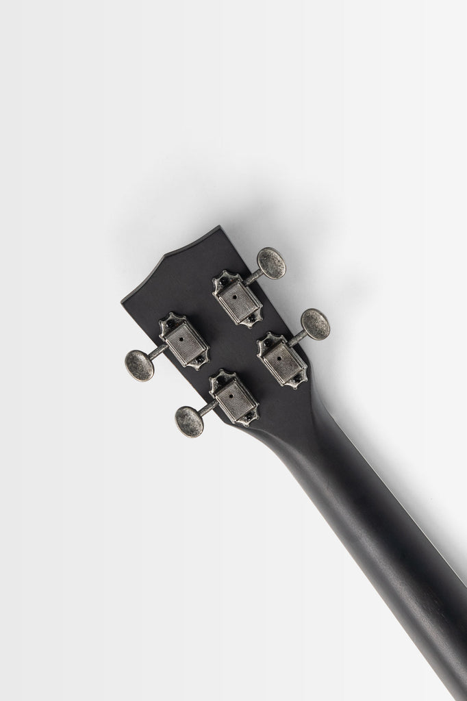 Brushed Nickel Tenor Resonator Ukulele with Bag