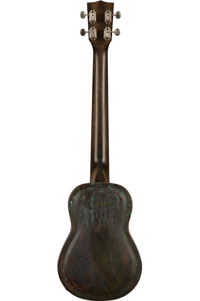 Antique Copper Baritone Resonator Ukulele with Pickup