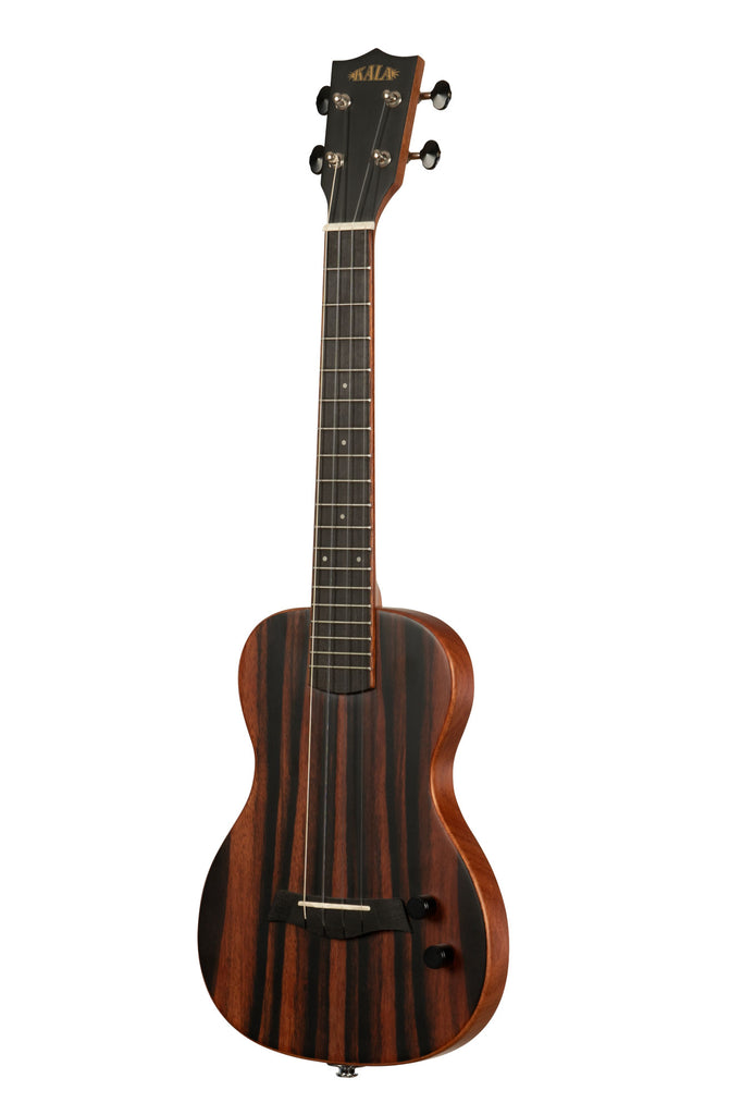 Solid Body Electric Striped Ebony Tenor Ukulele