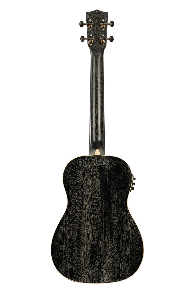 All Solid Salt & Pepper Doghair Mahogany Baritone Ukulele