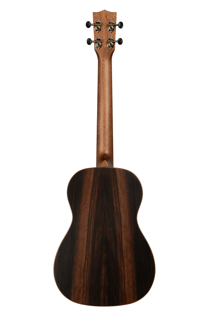 Solid Spruce Top Striped Ebony Baritone Ukulele