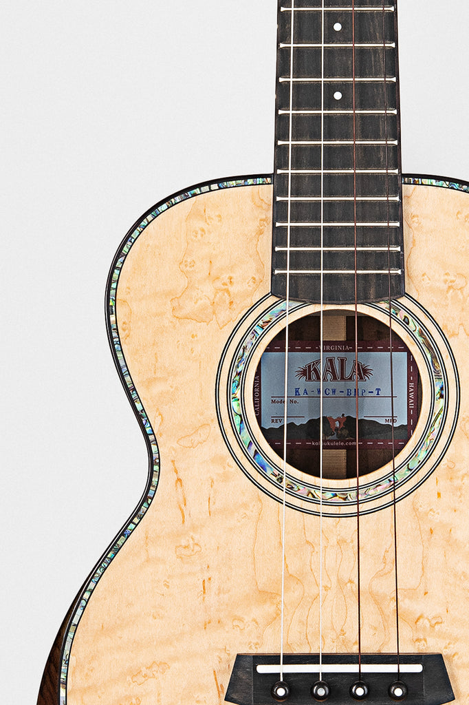 PREORDER: West Coast Woods Birdseye Maple Top Tenor Ukulele