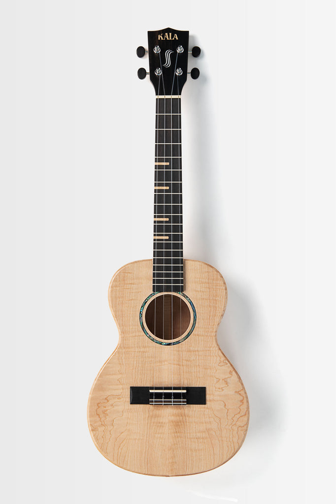 All Solid Flame Maple Waterfall Tenor Ukulele