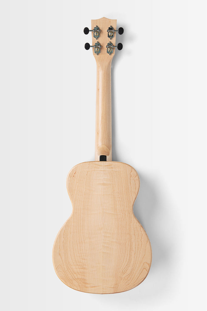 All Solid Flame Maple Waterfall Tenor Ukulele