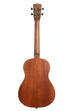 A Kala Learn To Play Ukulele Baritone Starter Kit shown at a back angle