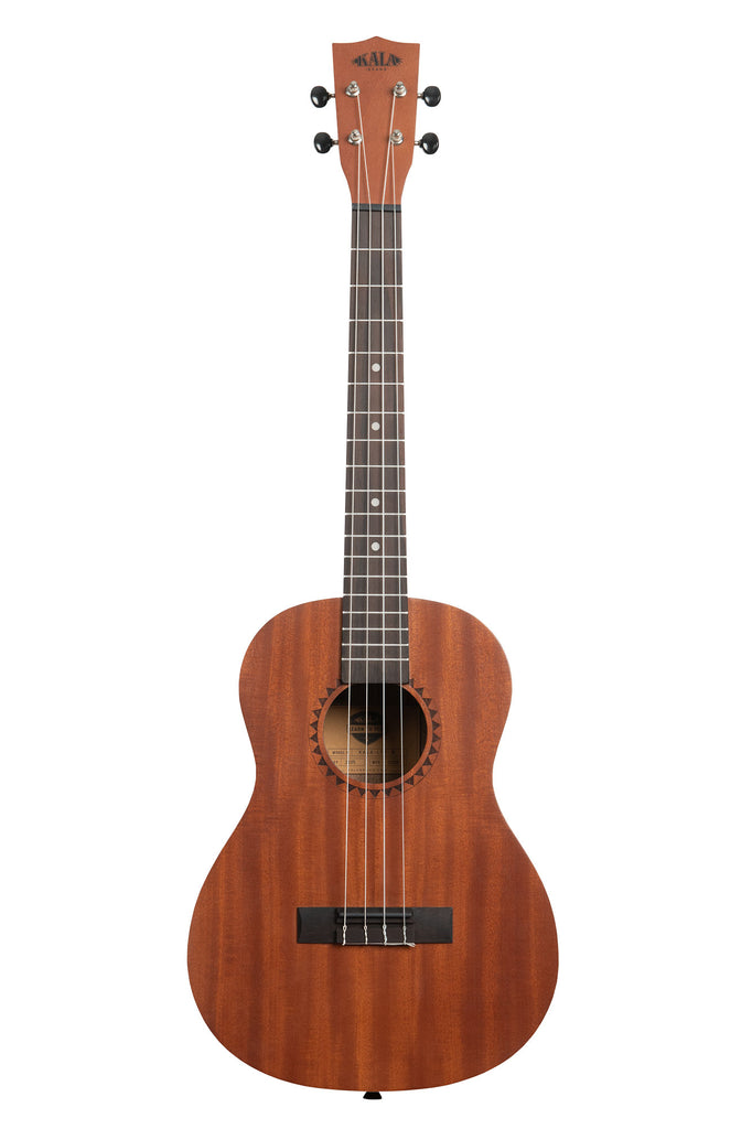 A Kala Learn To Play Ukulele Baritone Starter Kit shown at a front angle