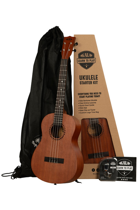 Kala Learn To Play Ukulele Baritone Starter Kit