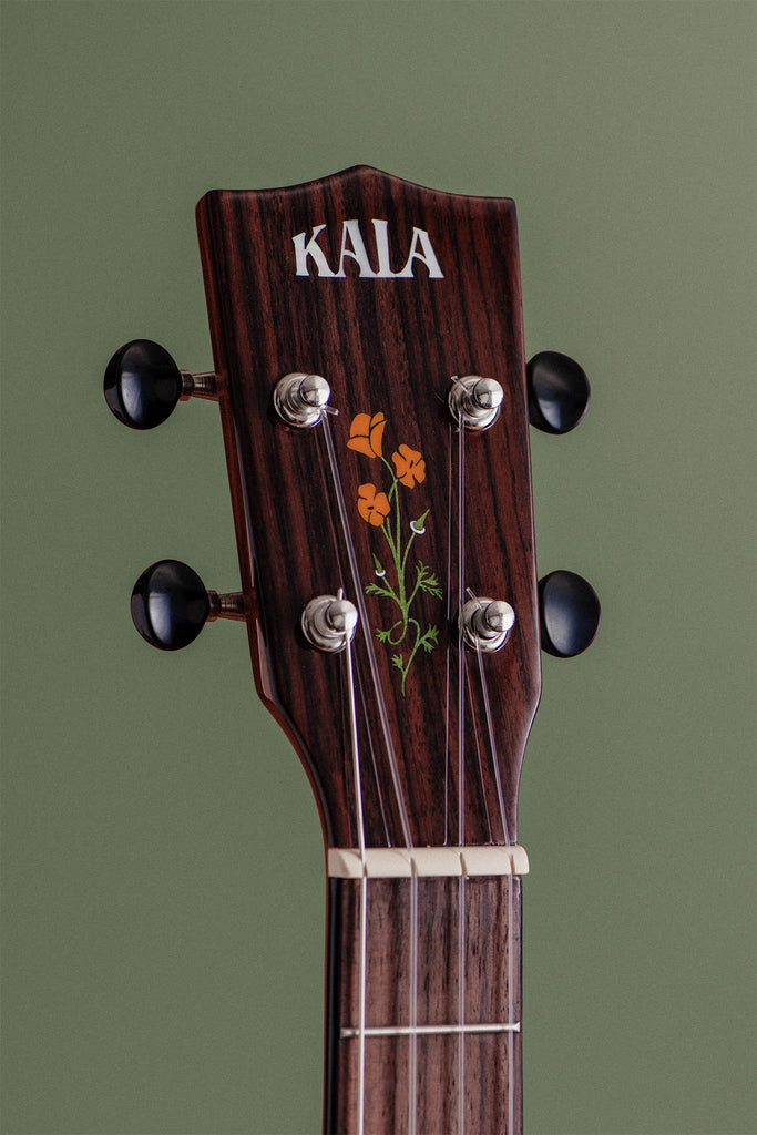 BLEM - 20th Anniversary Solid Spruce Top Quilted Sapele Baritone Ukulele with Bag