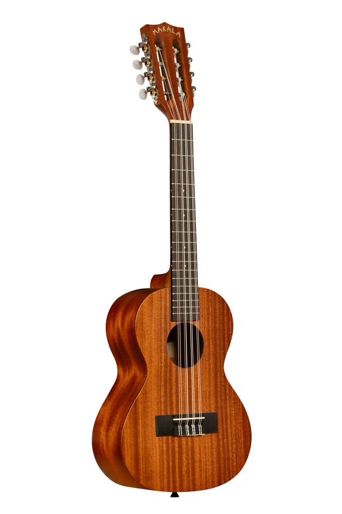 A Makala 8-String Tenor shown at a right angle