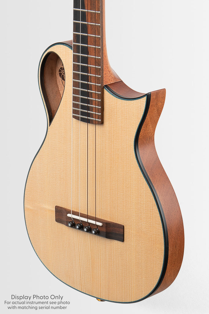 Revelator® Nautilus Limited Sitka Spruce Tenor Ukulele with White Ebony