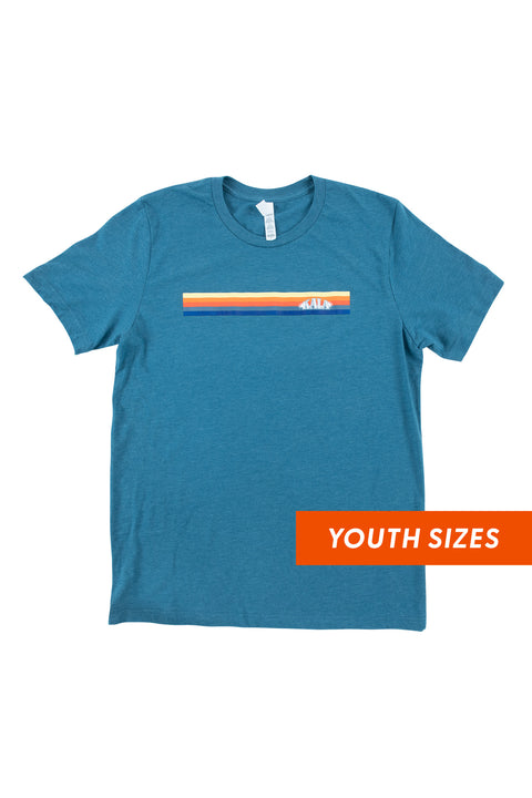 Youth Kala Blue Sunset Stripe T-Shirt