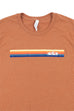 Kala Clay Sunset Stripe T-Shirt