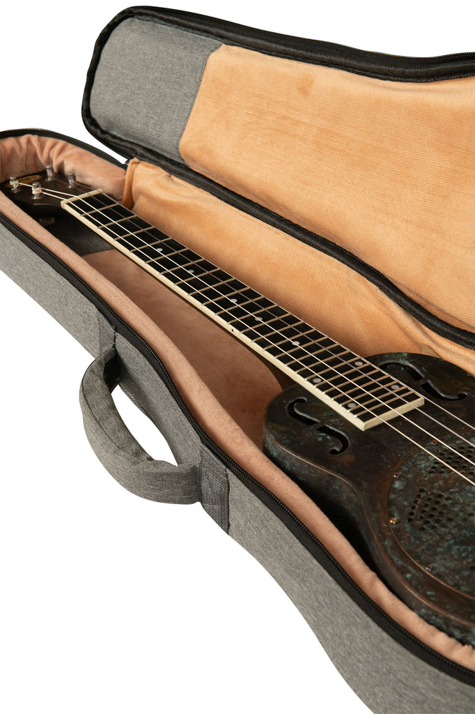 Antique Copper Baritone Resonator Ukulele with Pickup