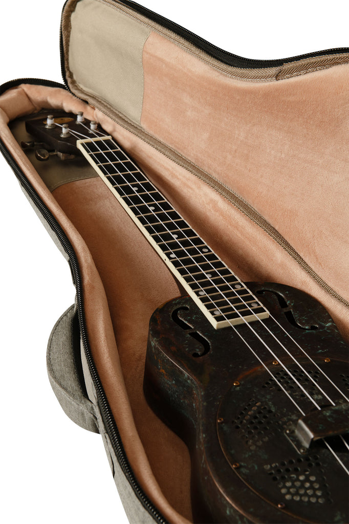 Antique Copper Tenor Resonator Ukulele with Pickup